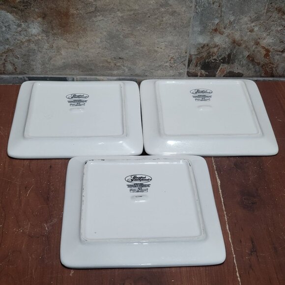 Certified International Bistro Dinner Is Served Tracy Flickinger Square Salad Pl - Picture 4 of 11